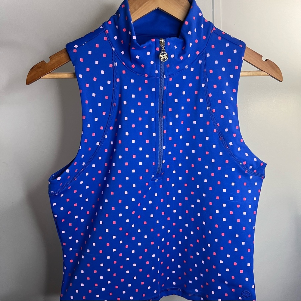 NWOT Lilly Pulitzer LUXLETIC Callie Half-Zip Top